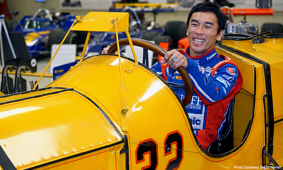 Indy 500 Winner Sato Climbs Into History In Marmon Wasp