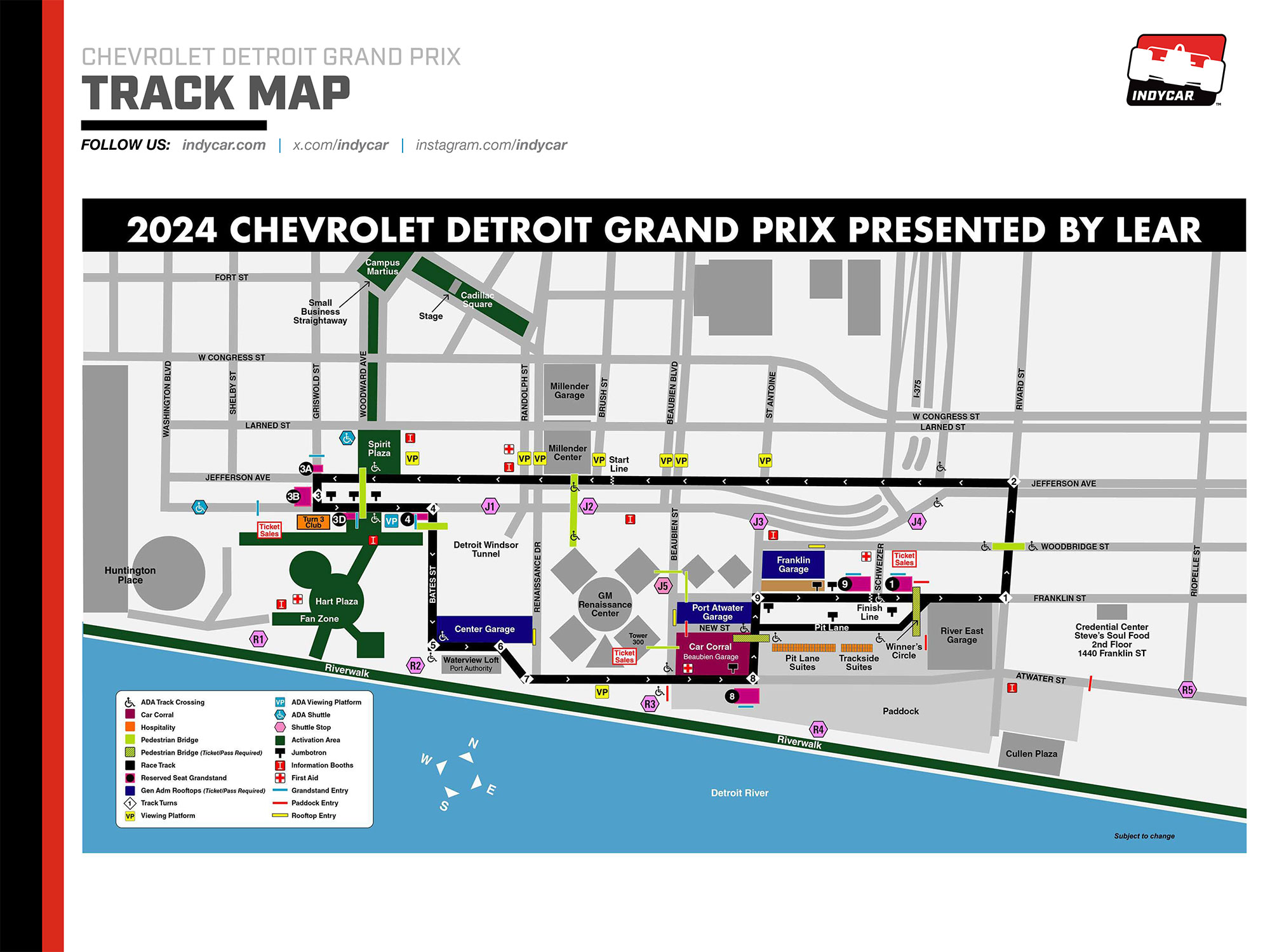 Detroit TrackMap 